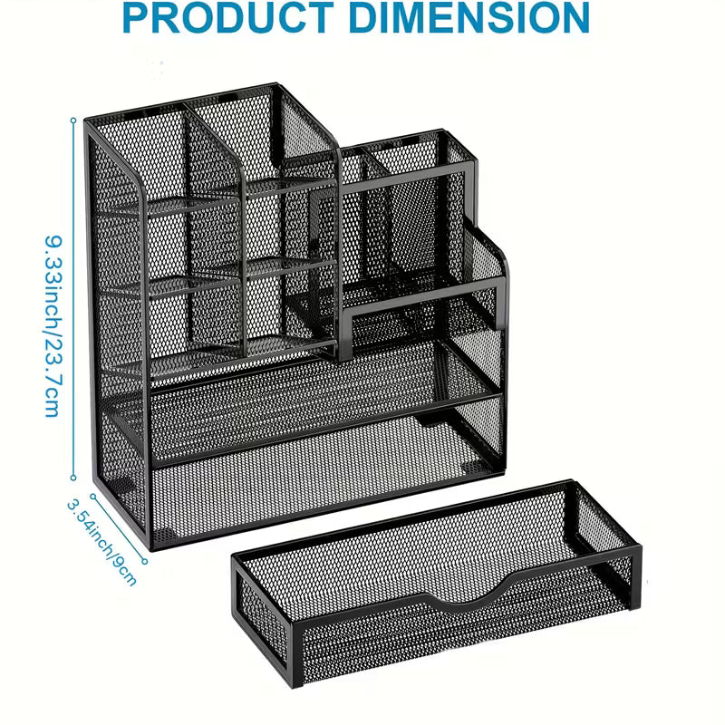 Desktop Organizer - Multi-Compartment Desk Caddy.