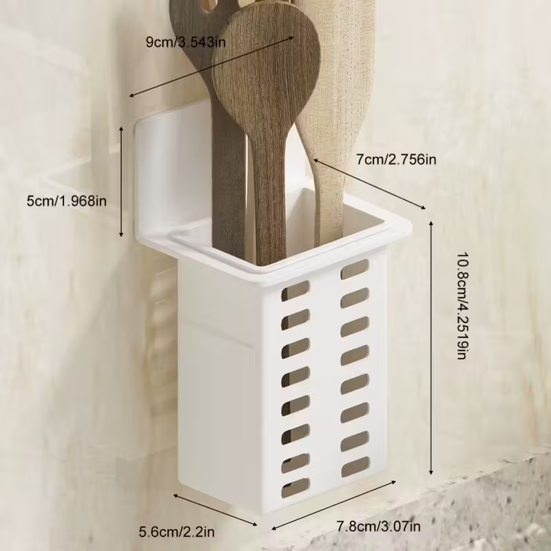 Wall-Mounted Storage Rack.