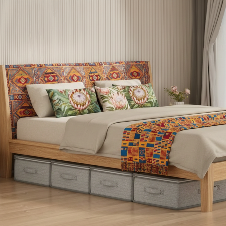 Under-Bed Storage Containers - Space-Saving Organizer.