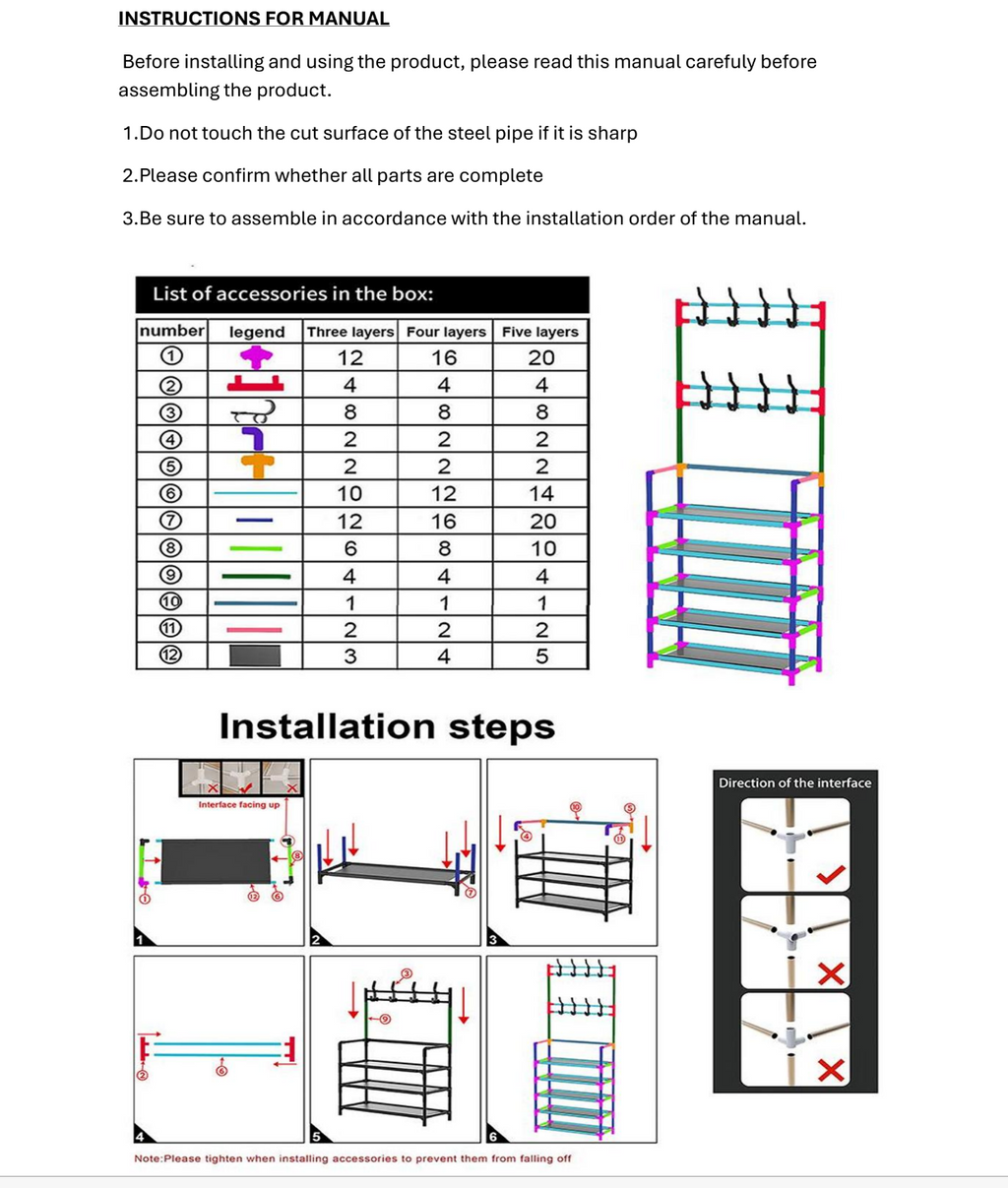 Stainless Steel ShoeRack